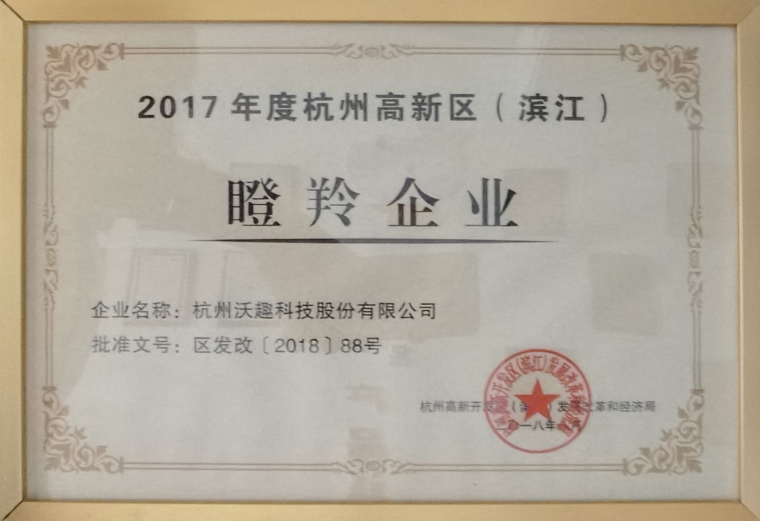 杭州高新區(qū)瞪羚企業(yè)